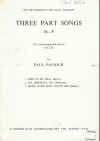 Mendelssohn Three Part Songs Op.29 for unaccompanied chorus SATB