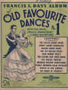 Francis and Day's Album Of Old Favourite Dances No.1 for piano for sale in Australian second hand music shop