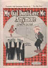 My Gal Don't Love Me Anymore 1924 sheet music