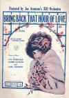 Bring Back That Hour Of Love 1926 sheet music