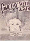 Someday We'll Meet Again by Neil McBeath Jack Ricketts (1933) used original Australian piano sheet music score for sale in Australian second hand music shop