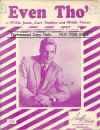 Even Tho' used sheet music
