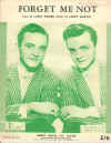 Forget Me Not used sheet music