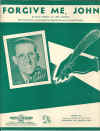 Forgive Me John used sheet music