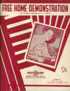 Free Home Demonstration used sheet music