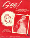 Gee! 1954 used sheet music