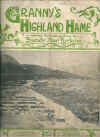 Granny's Highland Hame 1928 sheet music