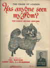 Has Anyone Seen My Pom? (Pom Tiddley Om Pom-Pom Pom) 1924 sheet music