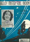 Hello! Mister Full Moon 1938 sheet music