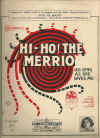 Hi Ho The Merrio (As Long As She Loves Me) 1926 sheet music 