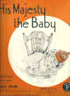 His Majesty The Baby 1935 sheet music