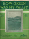 How Green Was My Valley sheet music
