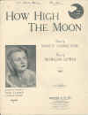 How High The Moon sheet music