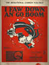 I Faw Down An' Go Boom 1928 sheet music