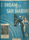 I Dream Of San Marino 1936 sheet music