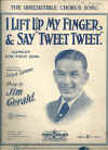 I Lift Up My Finger And Say 'Tweet Tweet' (1929) sheet music