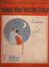 I Wonder Who's With You To-Night? 1934 sheet music