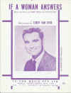 If A Woman Answers (1962) used sheet music