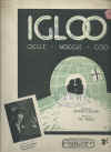 Igloo (Oggle, Woggle, Goo) 1939 sheet music