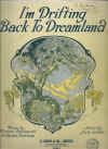 I'm Drifting Back To Dreamland 1922 sheet music