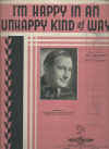 I'm Happy In An Unhappy Kind Of Way sheet music