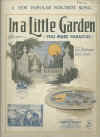 In A Little Garden You Made Paradise 1926 sheet music