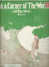 In A Corner Of The World (All Our Own) 1923 sheet music