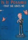 Is It Possible (That She Loves Me) (1927) sheet music