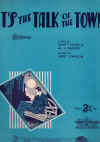 It's The Talk Of the Town 1933 sheet music