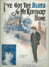 I've Got The Blues For My Kentucky Home 1920 sheet music