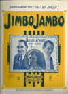 Jimbo Jambo 1922 sheet music