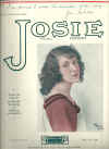 Josie 1923 sheet music
