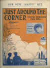 Just Around The Corner (Maybe Sunshine For You) 1925 sheet music