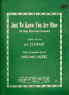 Just To Know You Are Mine (Se Muy Bien Que Vendras) sheet music