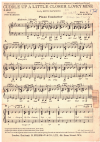 CUDDLE UP A LITTLE CLOSER, LOVEY MINE (Harbach/Hoschna arr Keith Papworth) PIANO CONDUCTOR PART ONLY 1932 used dance band sheet music for sale