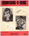 Boom Bang-A-Bang (1969 Lulu, Anne Hawker) used sheet music for sale