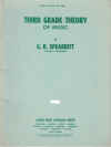 Theory Of Music Third Grade by G D Spearritt Imperial Edition No.1022 used book for sale in Australian second hand music shop