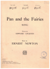 Pan And The Fairies (1943) used sheet music for sale