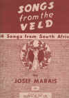 Songs From The Veld 14 Songs From South Africa used piano songbook English words and arrangement by Josef Marais 
for sale in Australian second hand music shop