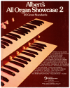 Albert's All Organ Showcase Book 2 25 Great Standards used organ music book for sale