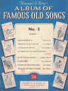 Francis and Day's Album of Famous Old Songs No.5 piano songbook used song book for sale in Australian second hand music shop