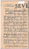 Bam-Bam-Bamy Shore/When You And I Were Seventeen c.1926 used dance band orchestration for sale