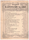Robert Coningsby Clarke: You In A Gondola words Lady Lindsay 1920 lieder used original sheet music for sale