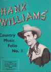 Hank Williams' Country Music Folio No.1 piano songbook used song book for sale in Australian second hand music shop