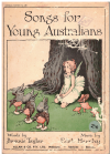 Songs For Young Australians Bronnie Taylor Edith Harrhy 1941 used piano songbook for sale