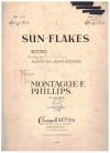 Montague Phillips Sun-Flakes Op. 44 No. 4 in G lieder used original sheet music for sale