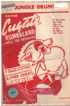 Jungle Drums (Canto Karabali) by Ernesto Lecuona 1941 used dance band orchestration for sale