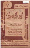 Amorcito Mio from 'Anita und der Teufel' 1941 used dance band orchestration for sale