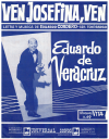 Ven Josefina, Ven (Eduardo Cordero arr Toni Sergo) 1965 used dance sheet music for sale