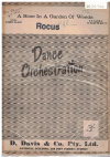 A ROSE IN A GARDEN OF WEEDS 1926 used dance band orchestration for sale